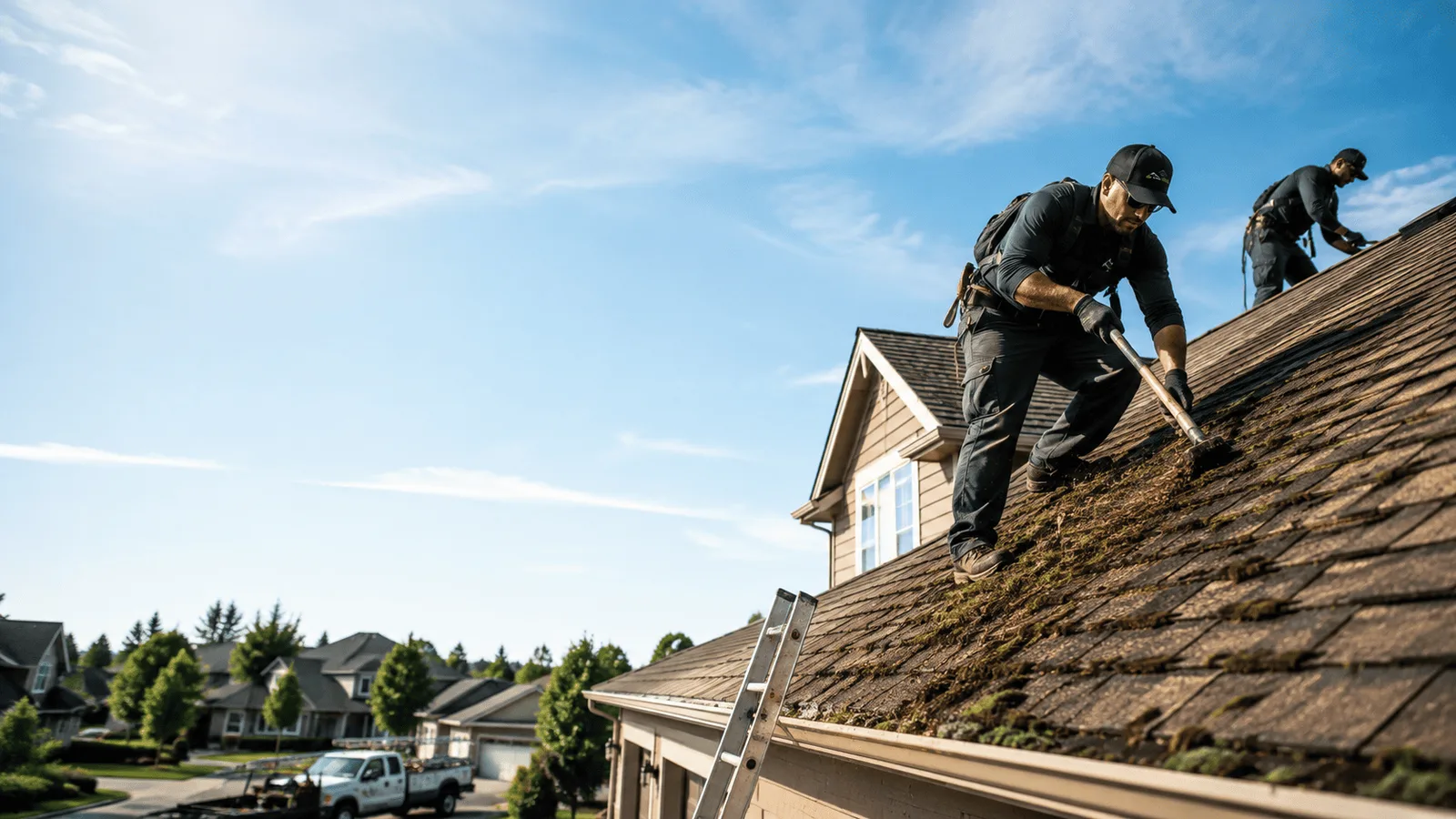 Roof Moss Removal in Bluffton, IN near me